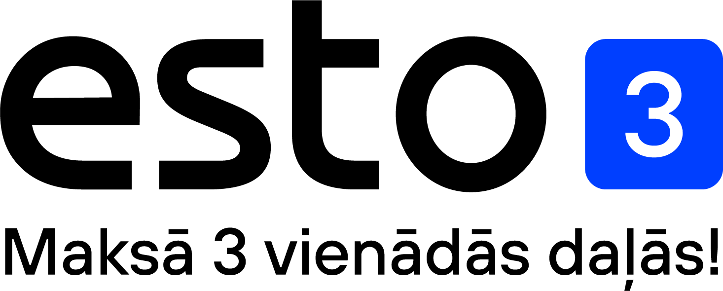 ESTO 3 — maksā 3 vienādās daļās